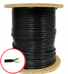 12/3 SJOOW PORTABLE CABLE /250FT PUT UPS(UL LISTED)